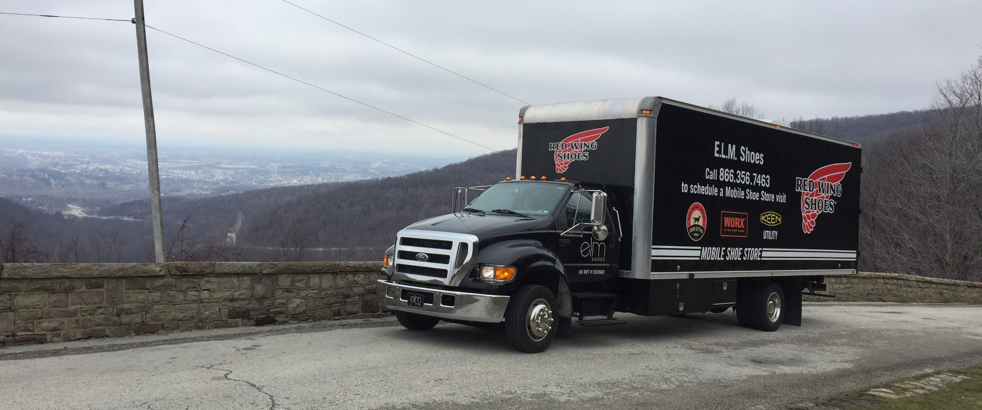 Red Wing Shoes Truck