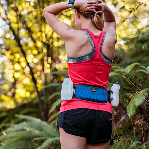 STEEL RUNLITE 10K 2 BOTTLE HYD BELT - Perspective 3