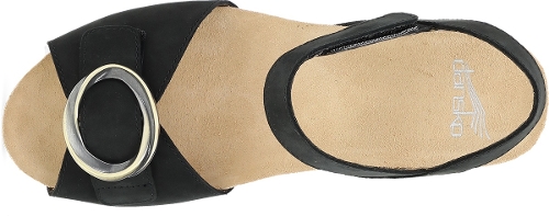 BLACK MILLED NUBUCK STELLA - Perspective 3