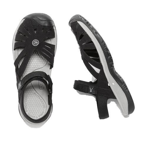 BLACK ROSE SANDAL - Perspective 3