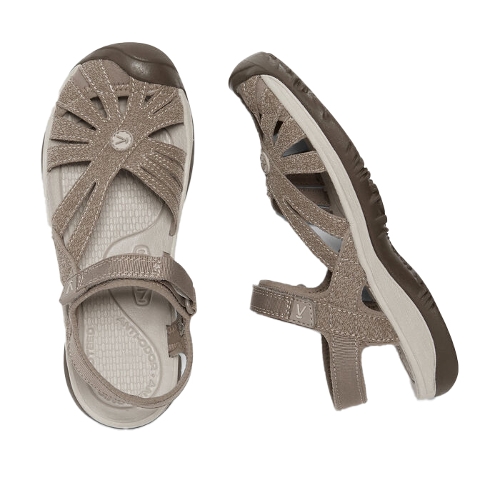 BRINDLE/SHITAKE ROSE SANDAL - Perspective 3