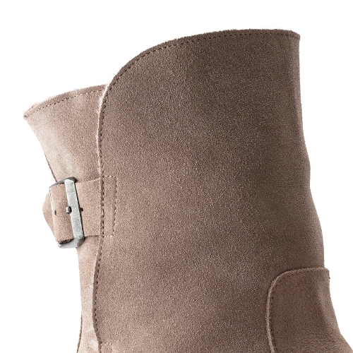 GRAY TAUPE SUEDE UPPSALA SHEARLING - Perspective 4