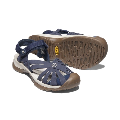 NAVY ROSE SANDAL - Perspective 2