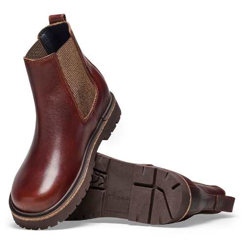CHOCOLATE LEATHER HIGHWOOD SLIP ON - Perspective 3