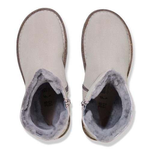 STONE COIN/NATURAL UPPSALA ZIP SHEARLING - Perspective 3