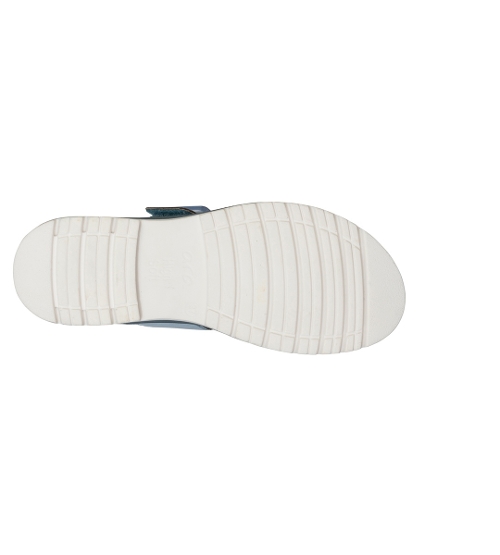 SILVER SKY BLUE METALLIC CALF MARBELLA - Perspective 4