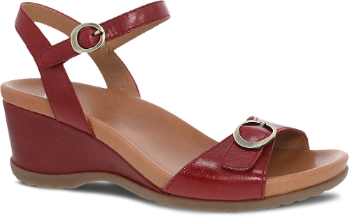 Active Image - RED GLAZED KID LEATHER ARIELLE