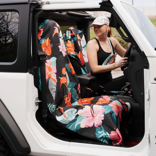 MOONRISE IN MAUI CAR SEAT COVER TOWEL - Perspective 2