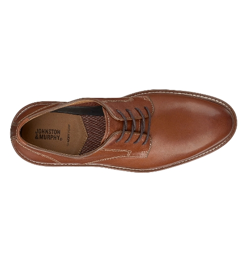 TAN W/ WHITE SOLE UPTON PLAIN TOE - Perspective 2