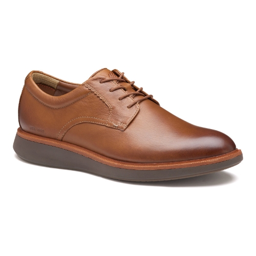 TAN JOHNSTON & MURPHY XC+ PARKER PLAIN TOE - OXFORD