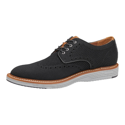 BLACK KNIT UPTON KNIT WINGTIP - Perspective 2