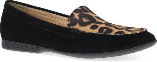 BLACK SUEDE/LEOPARD LORRI