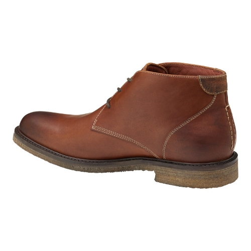 RED BROWN OILED COPELAND CHUKKA - Perspective 2