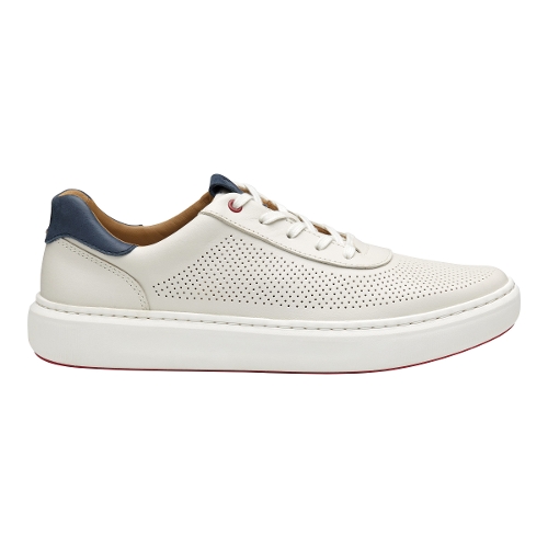 WHITE FULL GRAIN ANDERS PERFED U-THROAT - Perspective 2