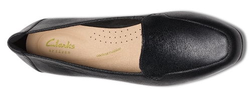 BLACK LEATHER KRYSTINE LILY - Perspective 3