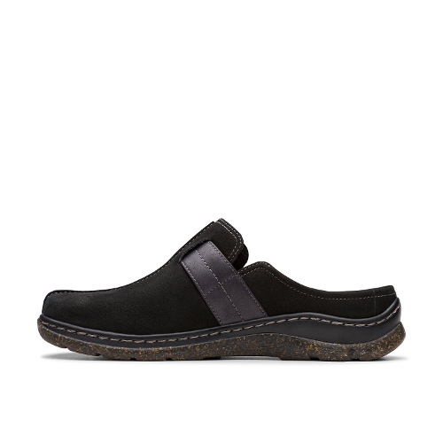 BLACK NUBUCK ORLENE CLOG - Perspective 2