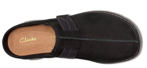 BLACK NUBUCK ORLENE CLOG - Perspective 4