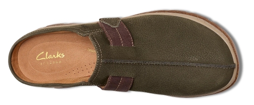 OLIVE COMBI NUBUCK ORLENE CLOG - Perspective 3