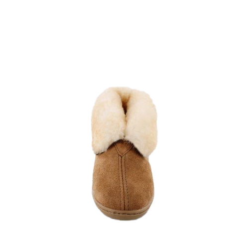 GOLDEN TAN SHEEPSKIN ANKLE BOOT - Perspective 2