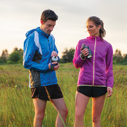 SLATE/CLEAR HYDRAFORM ERGO-LITE ULTRA 16OZ - Perspective 4