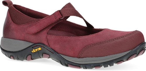 WINE BURNISHED SUEDE PRIMROSE