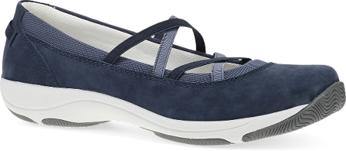 NAVY SUEDE HARPER