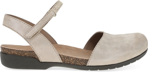 BEIGE SPARKLE SUEDE ROWAN - Perspective 2