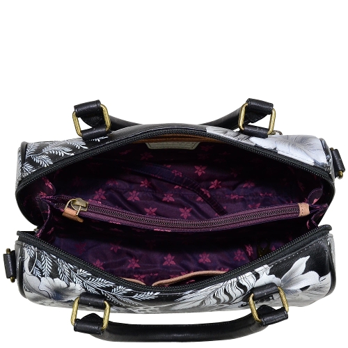 CLEOPATRAS LEOPARD ZIP CONVERTIBLE SATCHEL - Perspective 4