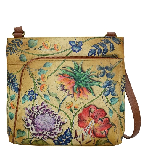 CARIBBEAN GARDEN CROSSBODY FRONT ZIP ORGANIZER - Perspective 2