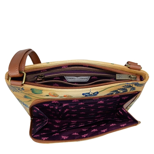 CARIBBEAN GARDEN CROSSBODY FRONT ZIP ORGANIZER - Perspective 3