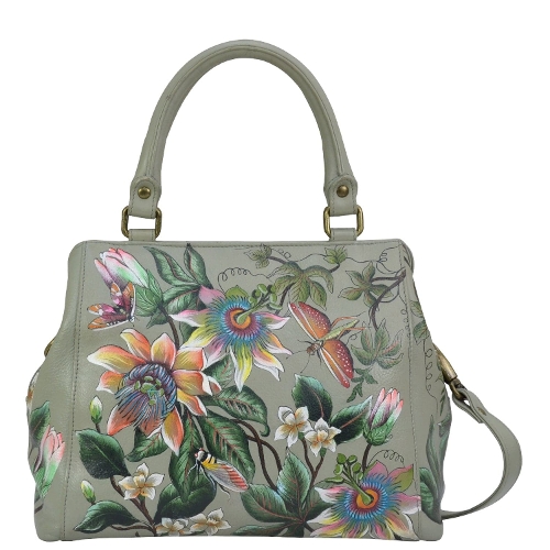 FLORAL PASSION MULTI-COMPARTMENT SATCHEL