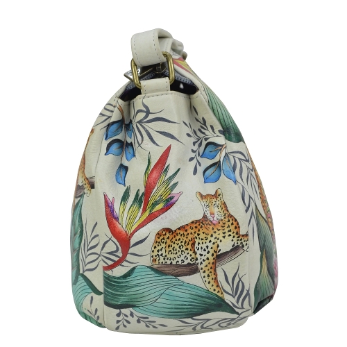 JUNGLE QUEEN IVORY MULTI COMPARTMENT BAG - Perspective 3