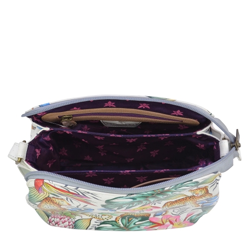 JUNGLE QUEEN IVORY MULTI COMPARTMENT BAG - Perspective 4