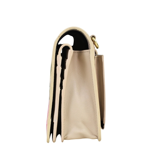 TOOLED ROSE-ALMOND 4-1 ORGANIZER CROSSBODY - Perspective 4