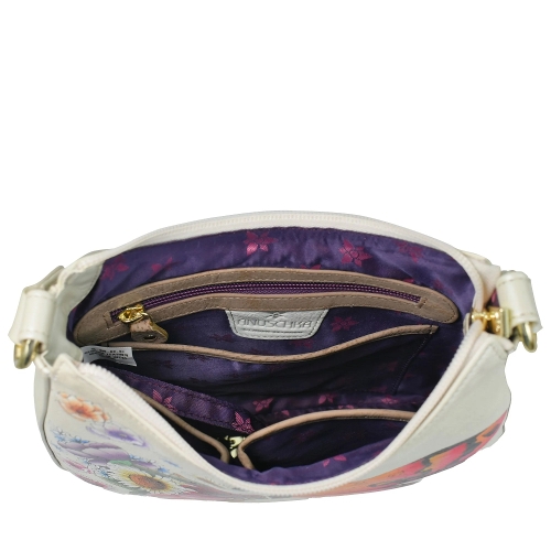 BUTTERFLY BLOOMS LARGE NORTH SOUTH HOBO - Perspective 4