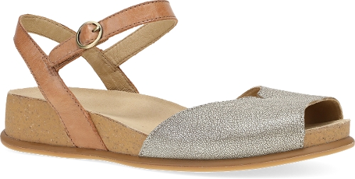 PLATINO/TAN LEATHER CASS