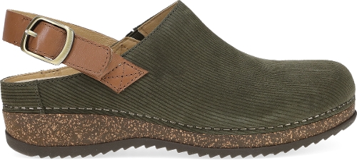 OLIVE EMBOSSED SUEDE MERRIN - Perspective 2