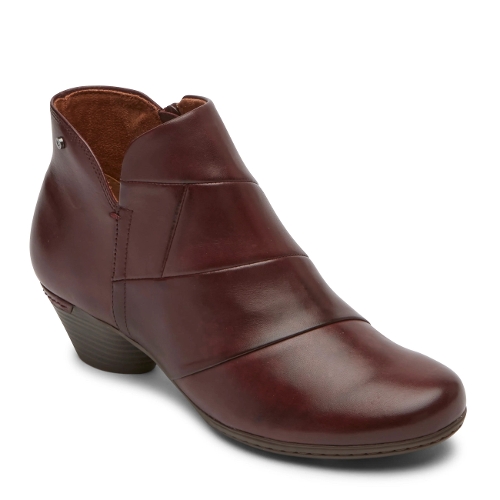 Active Image - RED LEATHER LAUREL NEW BOOTIE