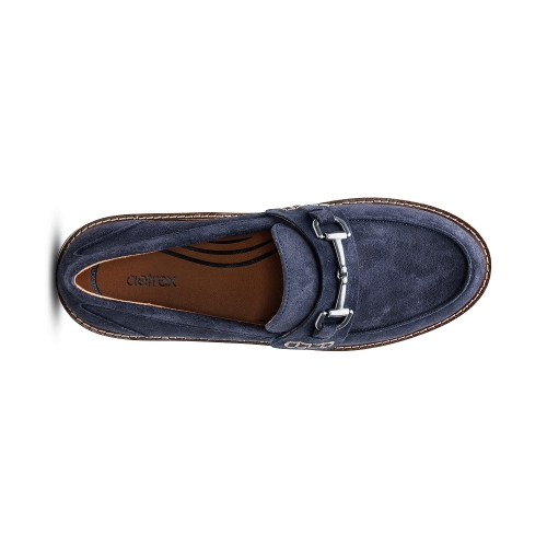 NAVY SUEDE COLLETTE - Perspective 3