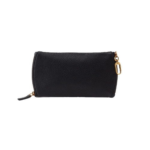 BLACK PEBBLED SPARK DOUBLE EYEGLASS CASE