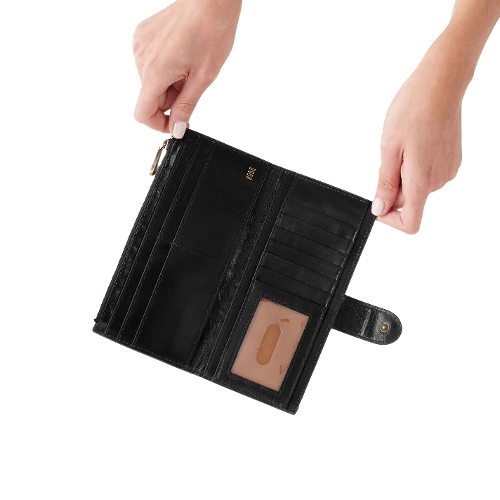BLACK DUNN CONTINENTAL WALLET - Perspective 2
